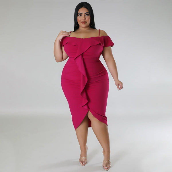 Petra Bodycon Dress - Red