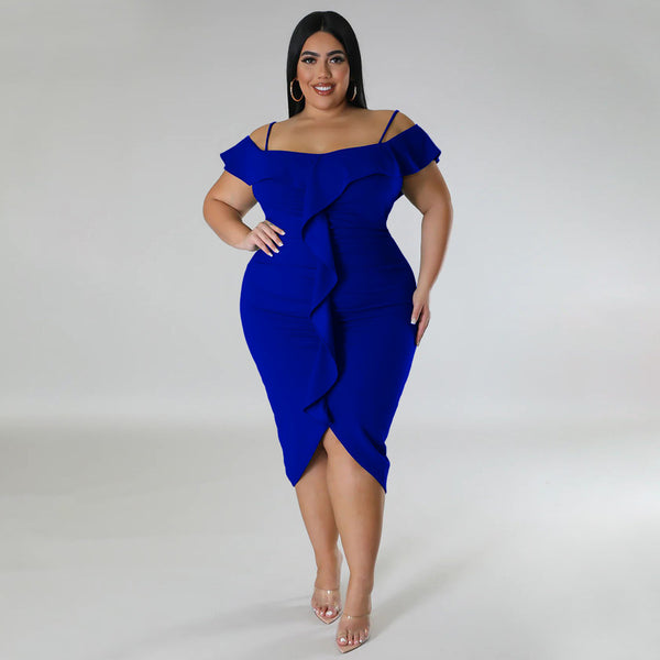 Petra Bodycon Dress - Blue