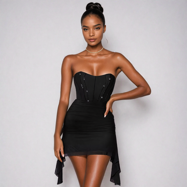 Kara Bodycon Dress - Black